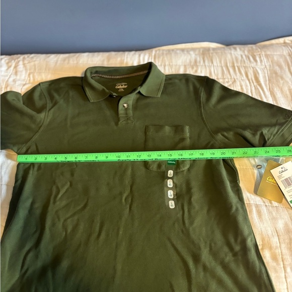 Cabela’s Pine Green Polo. Large New With Tags. - Picture 6 of 8